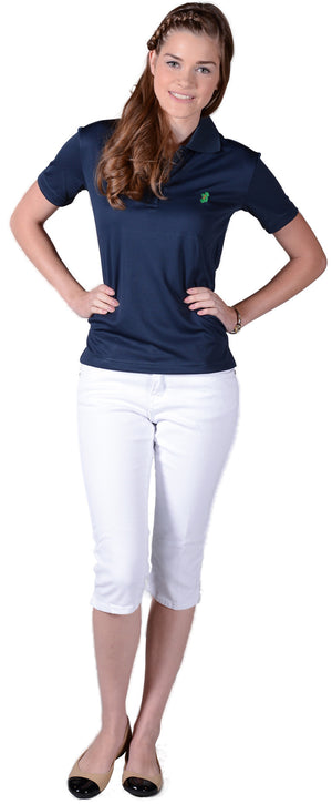 Ladies Navy Blue Irish Shirts - Polo by Ireland Shirt1