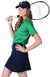 Ladies Kelly Green Irish Shirt - Polo by Ireland Shirt-2