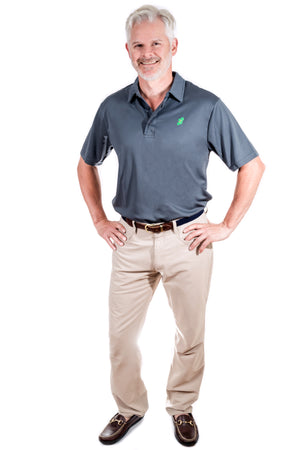 Ireland Shirt® - Metal Grey Irish Polo