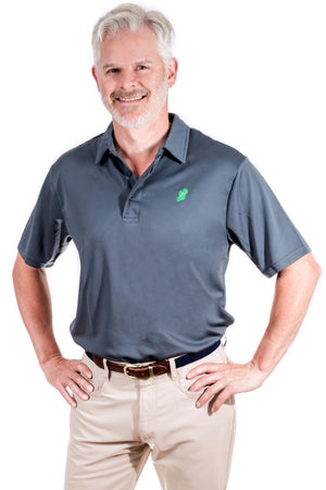Ireland Shirt® - Metal Grey Irish Polo