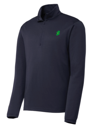 The Ireland Ladies 1/4 Zip Pullover® - Navy