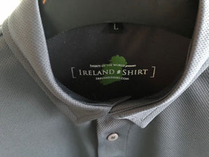 Ireland Shirt® - Metal Grey Irish Polo